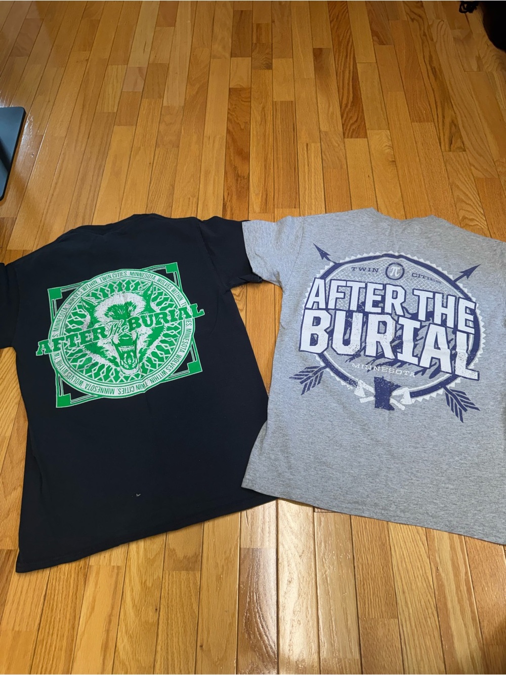 BUNDLE Two After the Burial Shirts size S